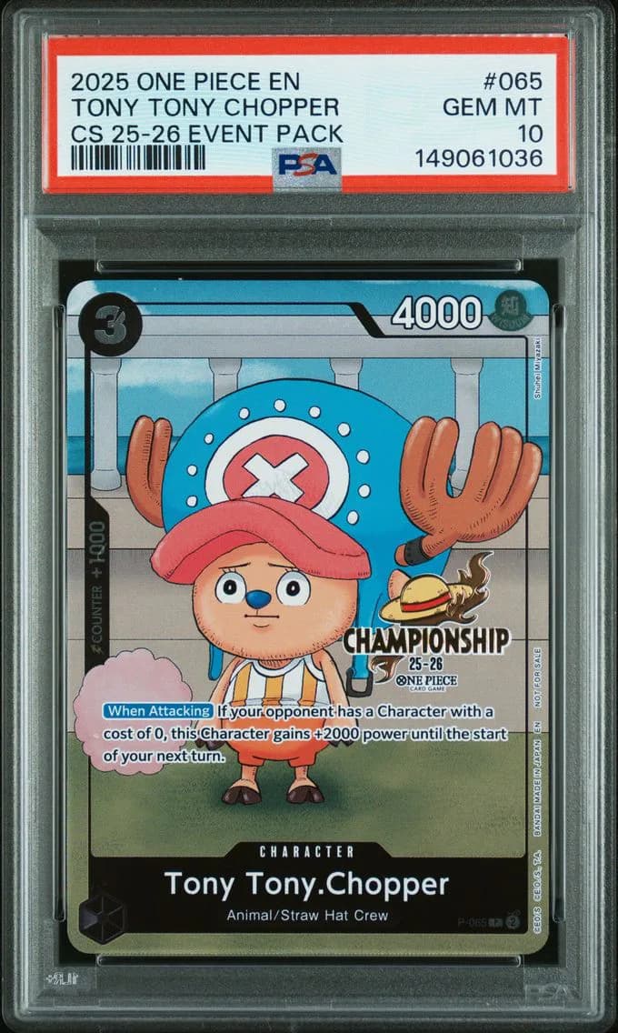 Tony Tony Chopper, PSA 10