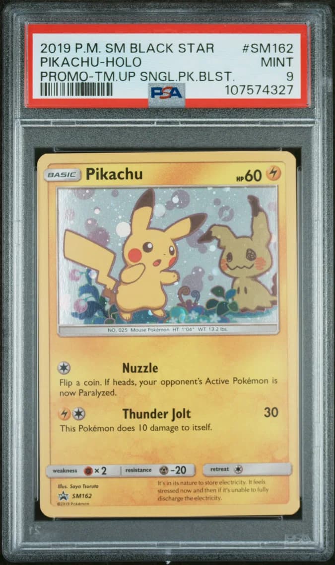 Pikachu-Holo, PSA 9
