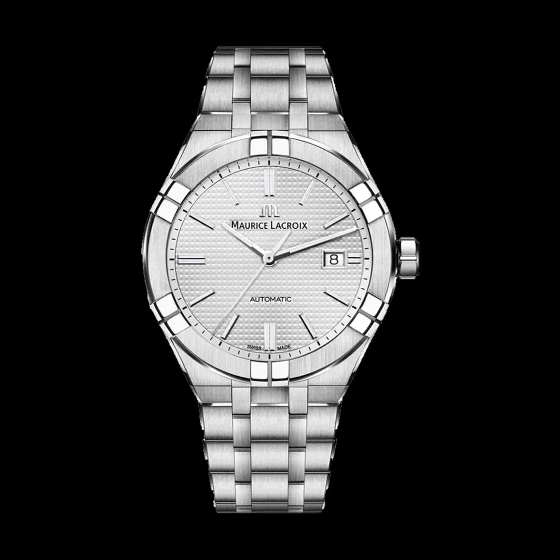 Maurice Lacroix AIKON Automatic Date 42mm - Silver, TEDDY BALDASSARRE 10