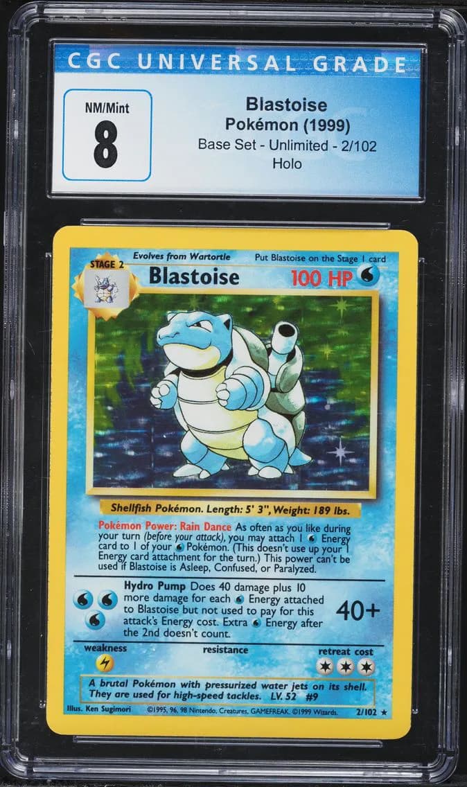 Blastoise-Holo, CGC 8