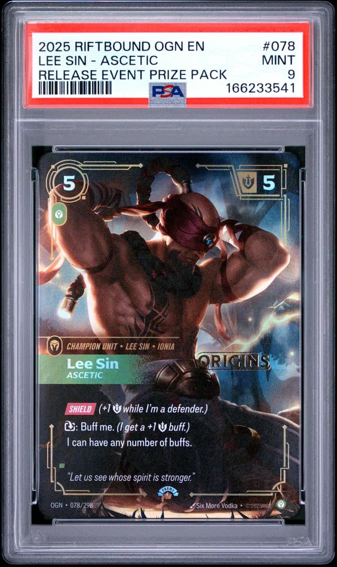 Lee Sin - Ascetic, PSA 9