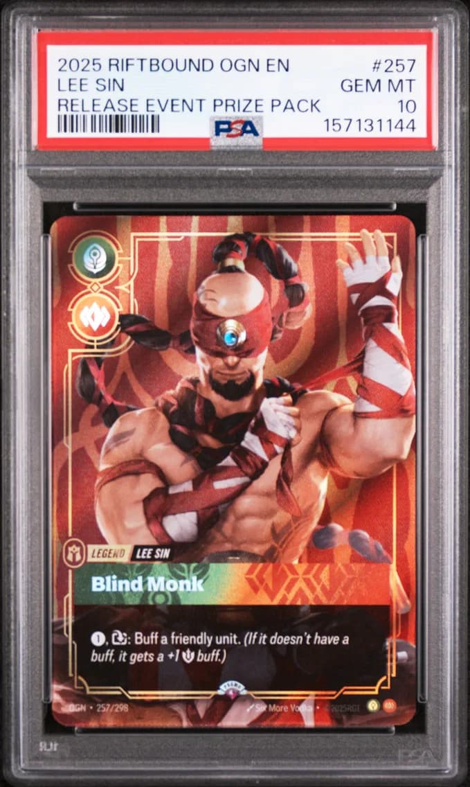 Lee Sin - Blind Monk, PSA 10