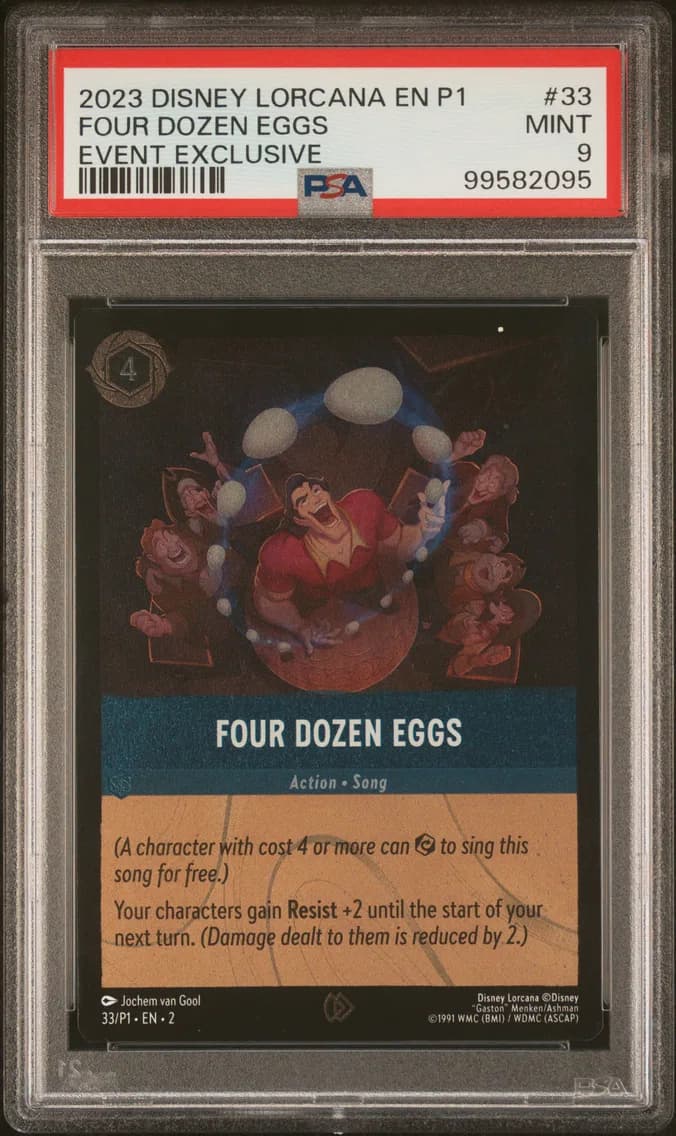 Four Dozen Eggs, PSA 9