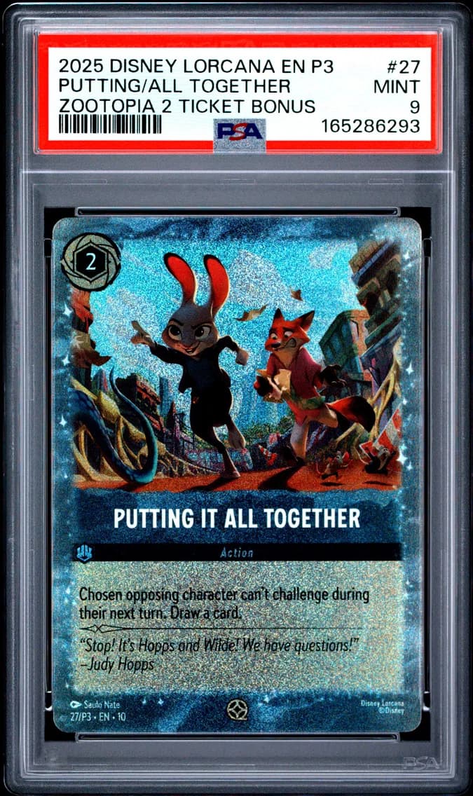 Putting It All Together, PSA 9