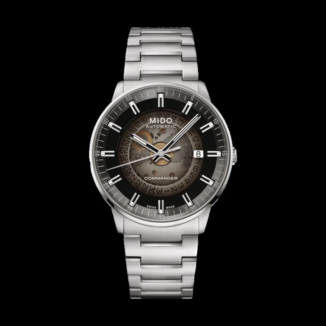 MIDO Commander Gradient 40mm - Black on Bracelet, TEDDY BALDASSARRE 10