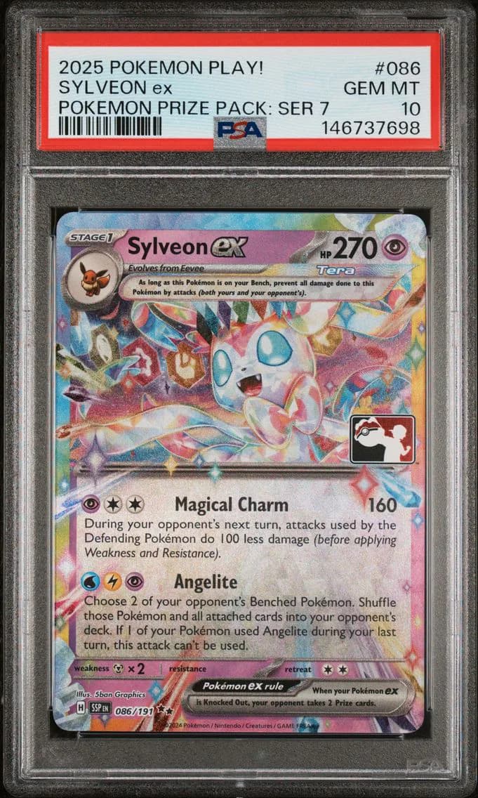 Sylveon EX, PSA 10