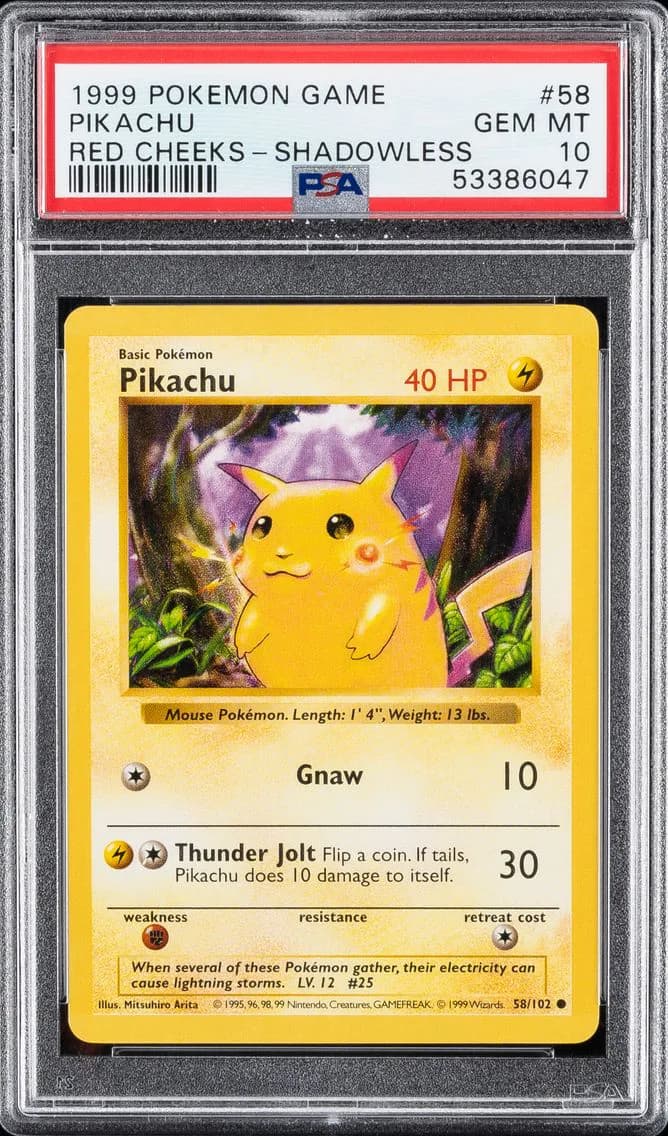 PIKACHU, PSA 10