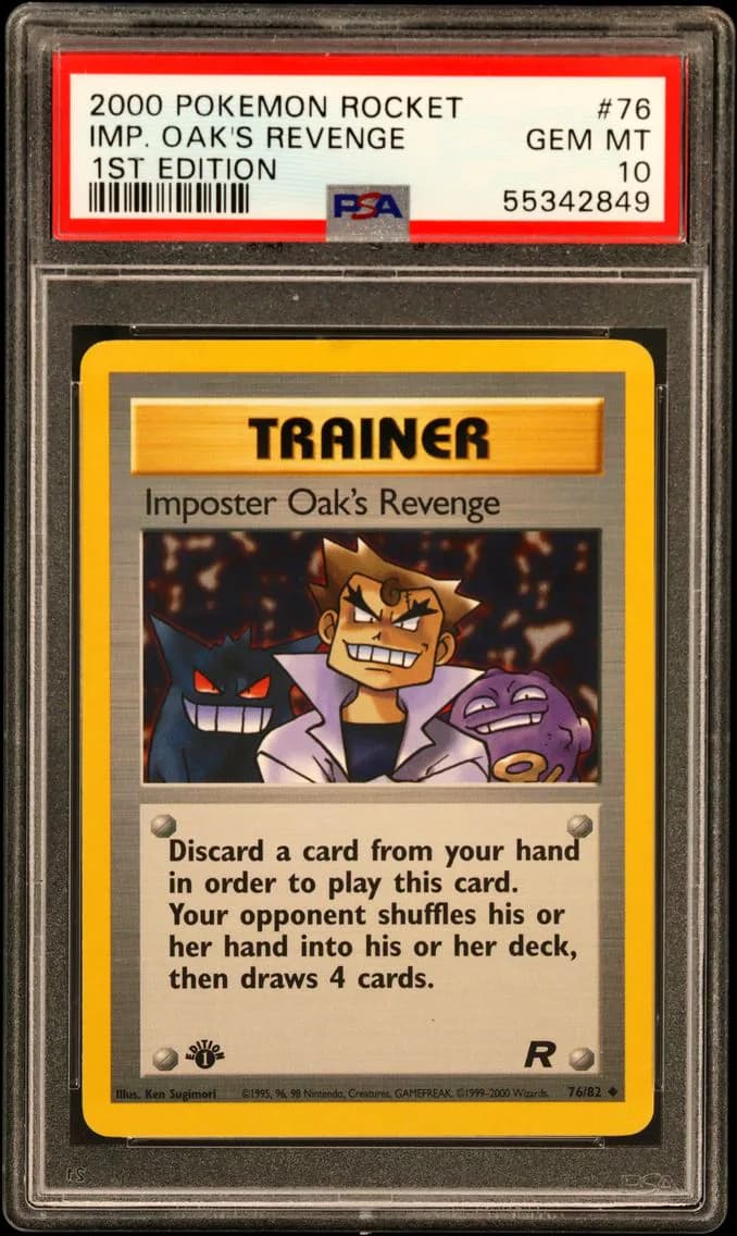 Imposter Oak's Revenge 1st Edition, PSA 10