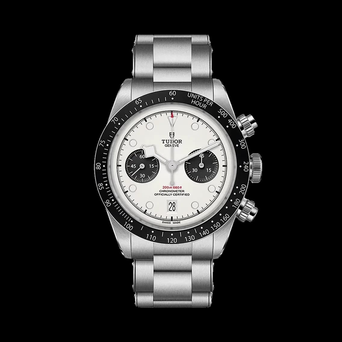 TUDOR Black Bay Chrono 41mm - Opaline on 3-Link Bracelet, TEDDY BALDASSARRE 10