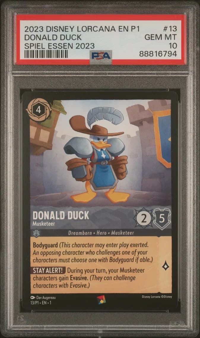 DONALD DUCK, PSA 10