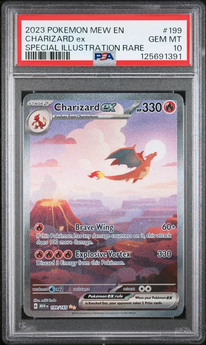 Charizard EX, PSA 10