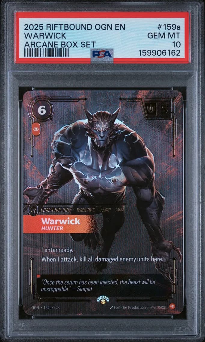 Warwick - Hunter, PSA 10