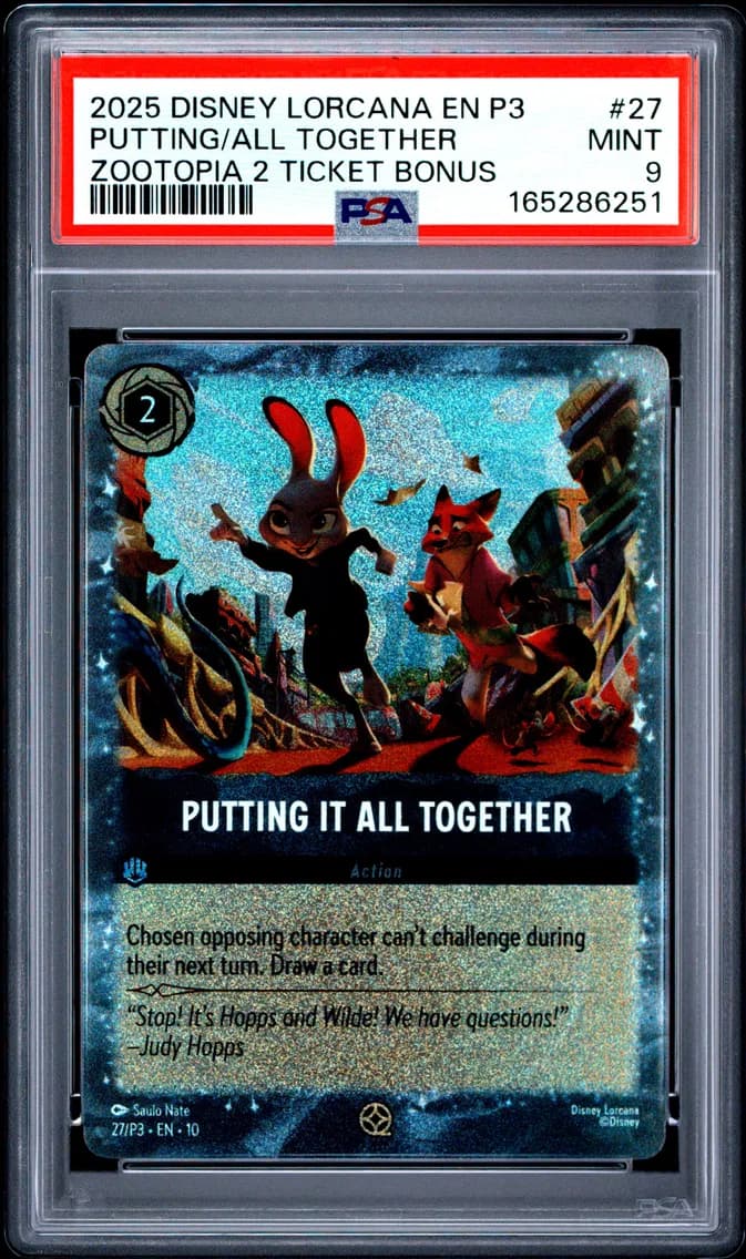 Putting It All Together, PSA 9