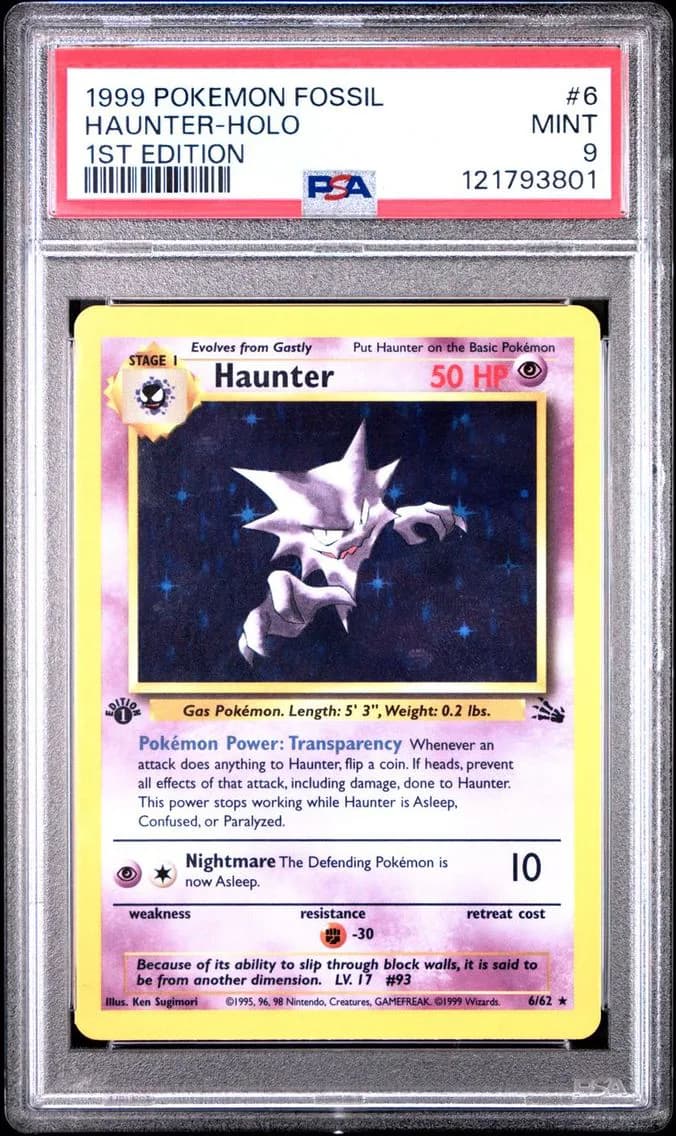 HAUNTER-HOLO, PSA 9