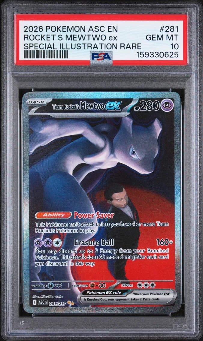 Team Rocket's Mewtwo EX, PSA 10