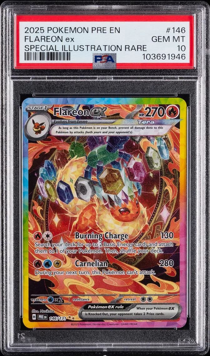 Flareon EX, PSA 10