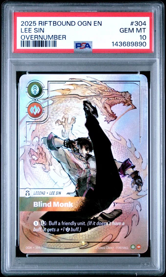 Lee Sin - Blind Monk, PSA 10