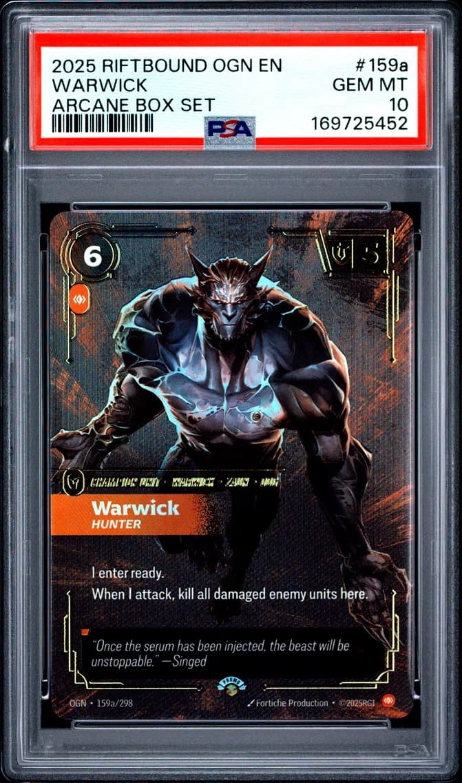 Warwick - Hunter, PSA 10