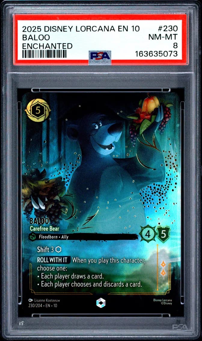 Baloo - Carefree Bear, PSA 8