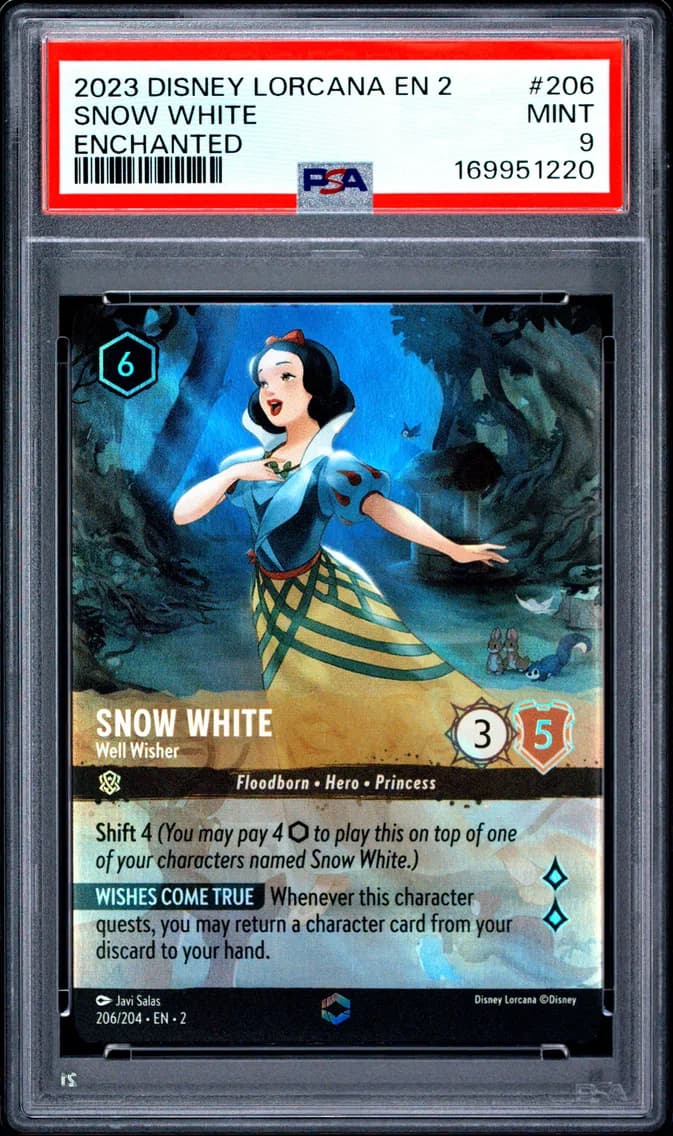 Snow White - Well Wisher, PSA 9
