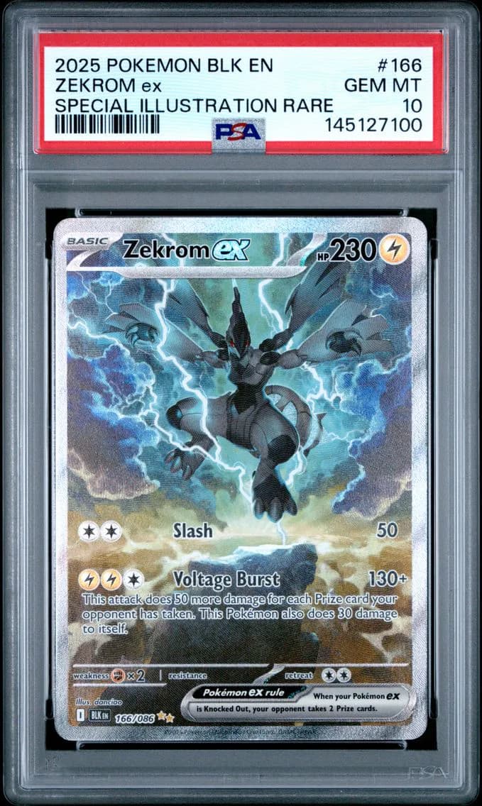 Zekrom EX, PSA 10
