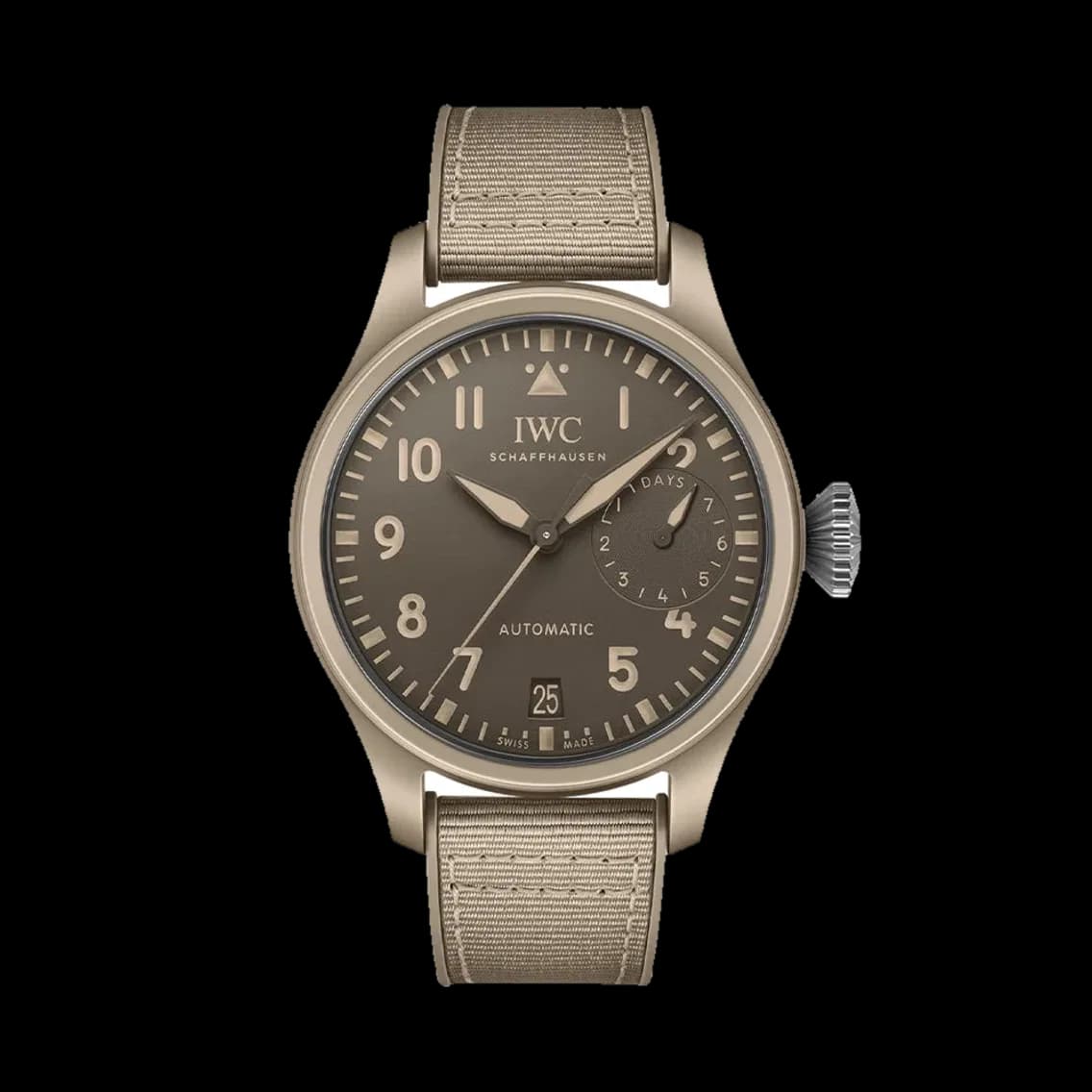 IWC Big Pilot's Watch Edition "Mojave Desert" Ceramic Case 46mm - Brown on Rubber Strap, TEDDY BALDASSARRE 10