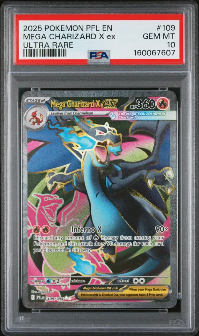 Mega Charizard X EX, PSA 10