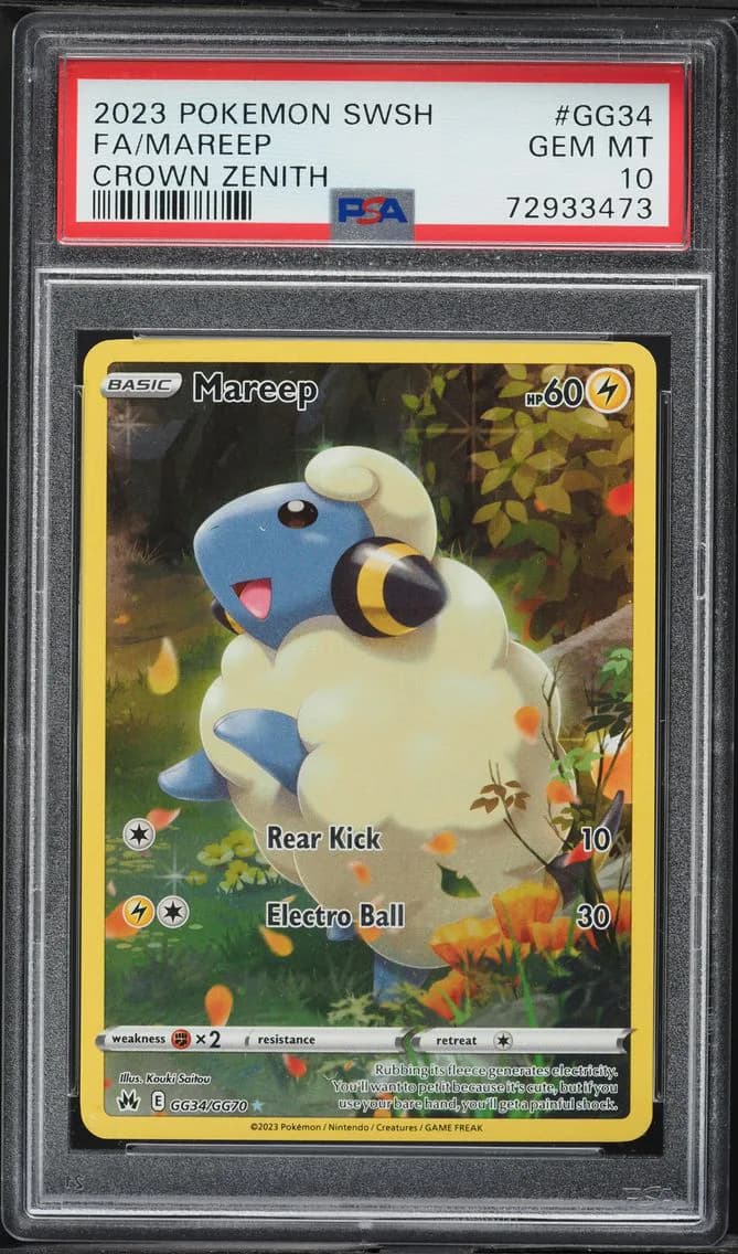 Full Art/Mareep, PSA 10