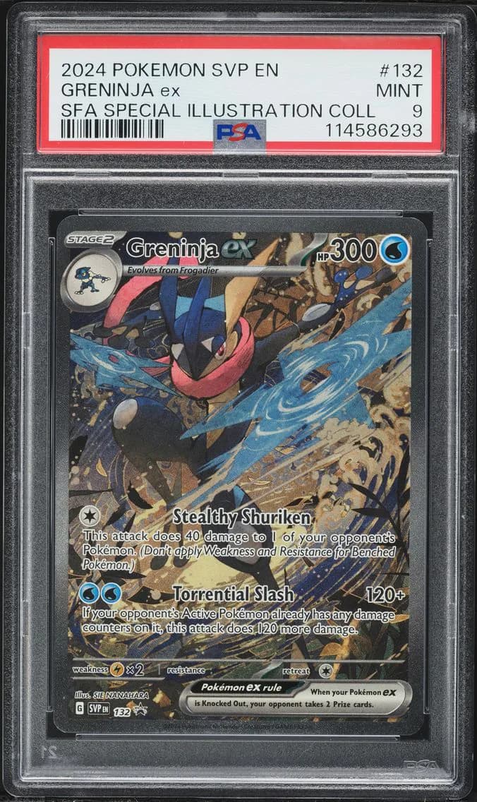 Greninja EX, PSA 9