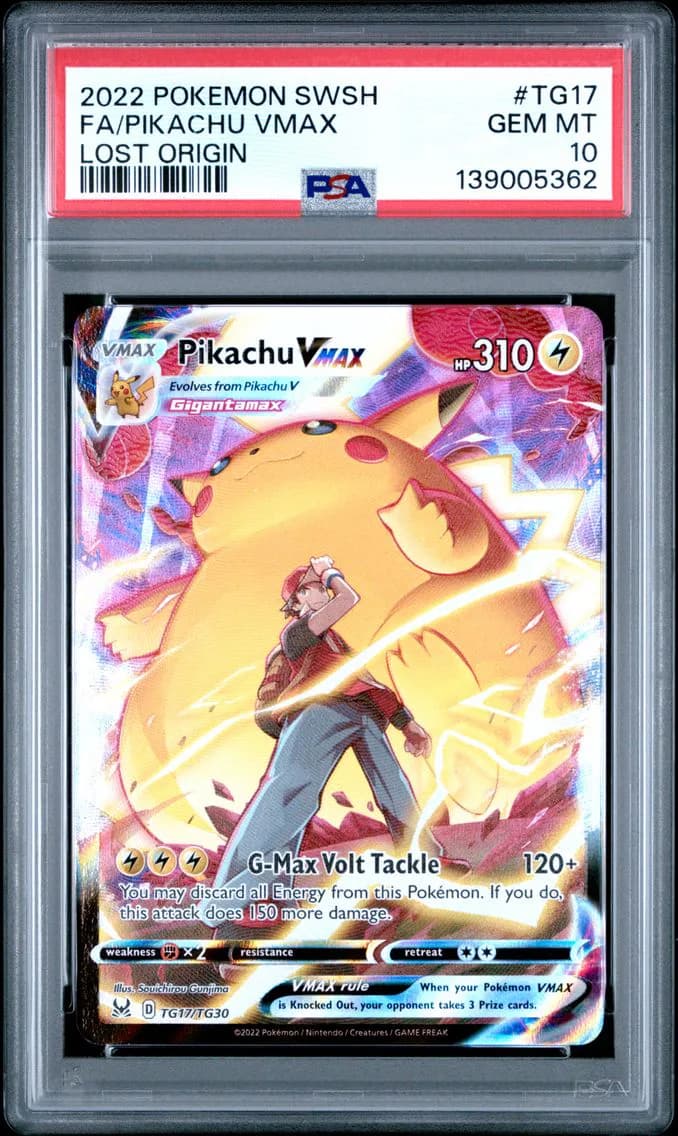 Full Art/Pikachu Vmax, PSA 10