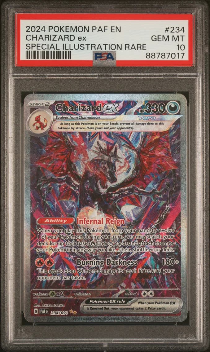Charizard EX, PSA 10