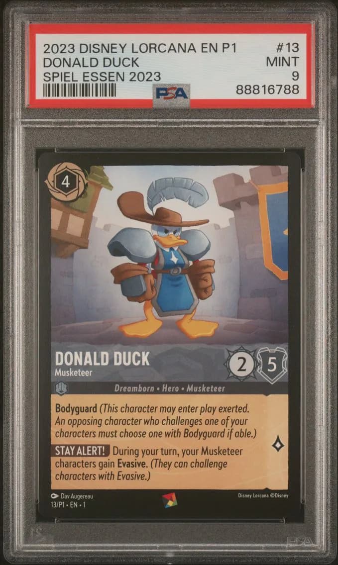 DONALD DUCK, PSA 9