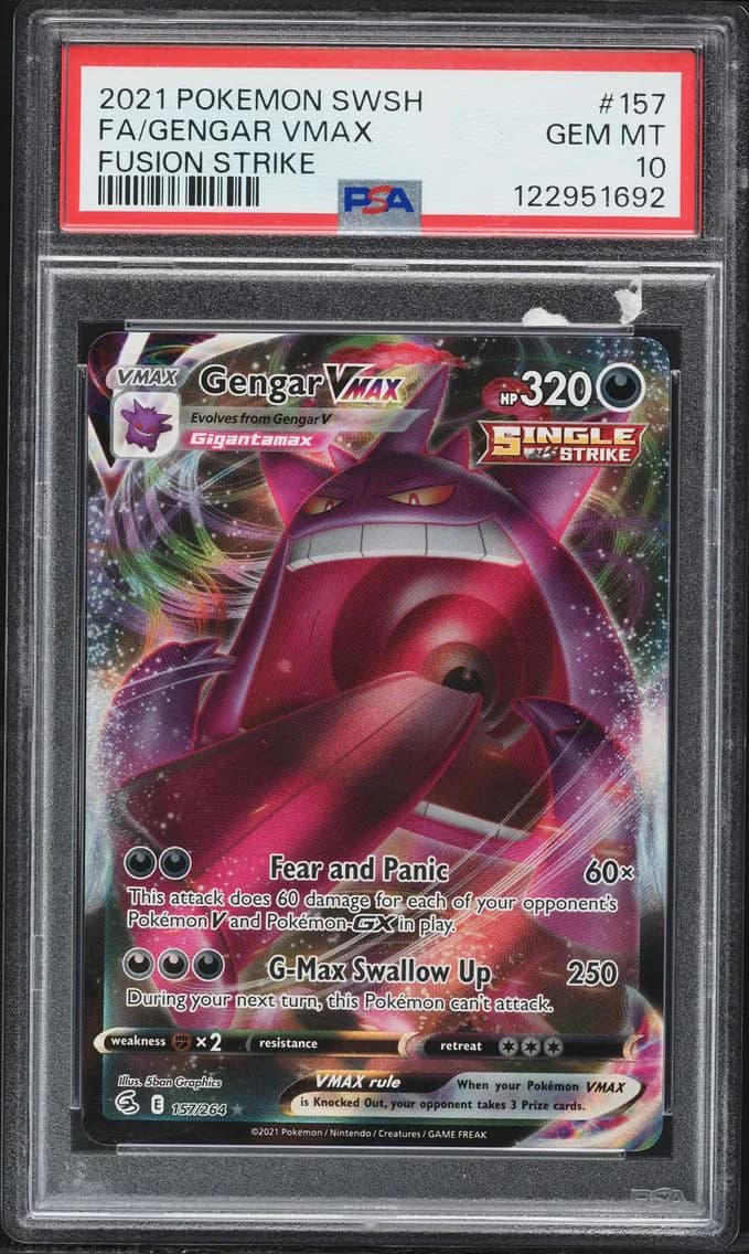 Full Art/Gengar Vmax, PSA 10