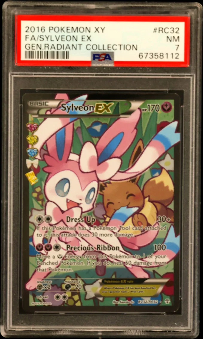 Full Art/Sylveon EX, PSA 7