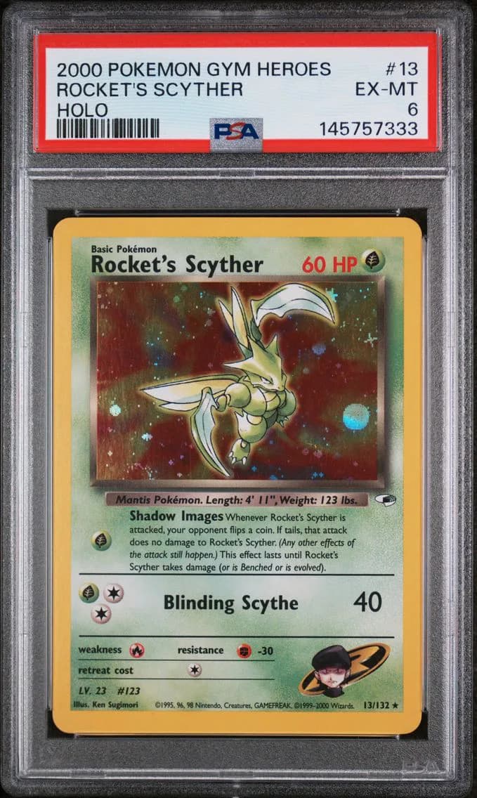 Rocket's Scyther, PSA 6