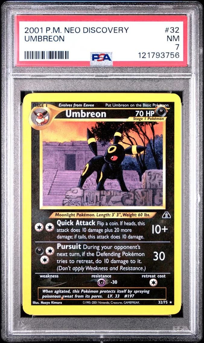 UMBREON, PSA 7