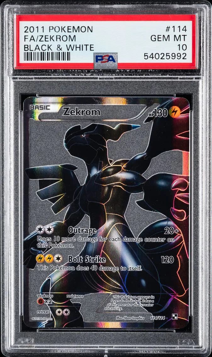 Full Art/Zekrom, PSA 10