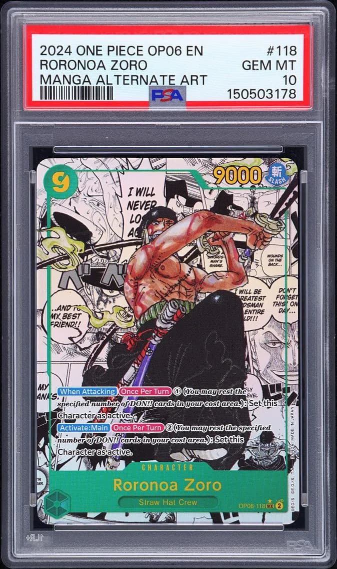Roronoa Zoro, PSA 10
