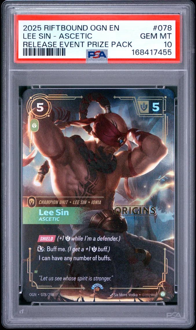 Lee Sin - Ascetic, PSA 10