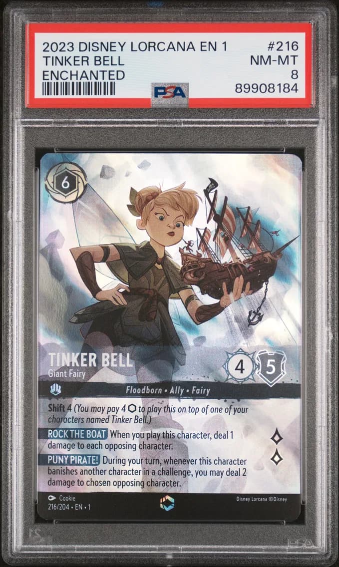 Tinker Bell - Giant Fairy, PSA 8