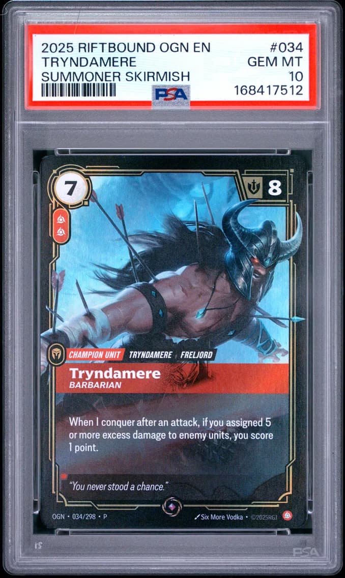 Tryndamere - Barbarian, PSA 10