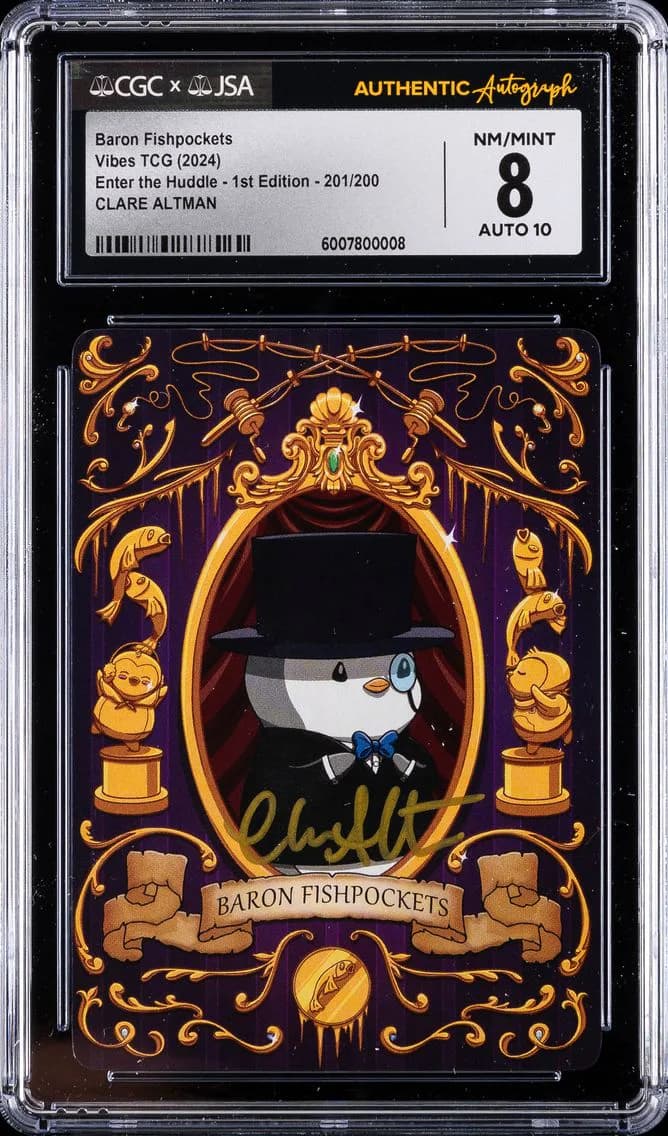 Baron Fishpockets - Clare Altman Auto, CGC 8