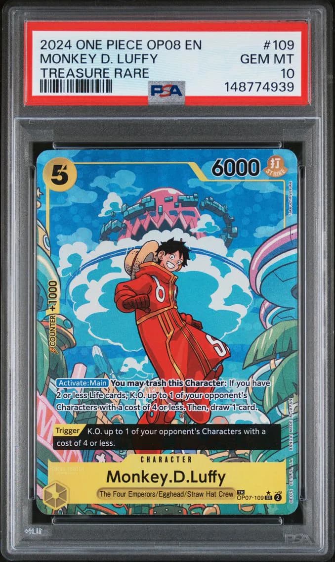 Monkey D. Luffy, PSA 10