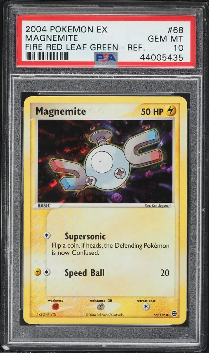 Magnemite-Reverse Foil, PSA 10