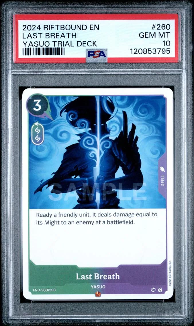 LAST BREATH, PSA 10