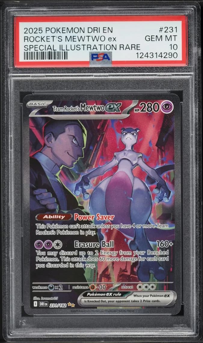 Team Rocket's Mewtwo EX, PSA 10