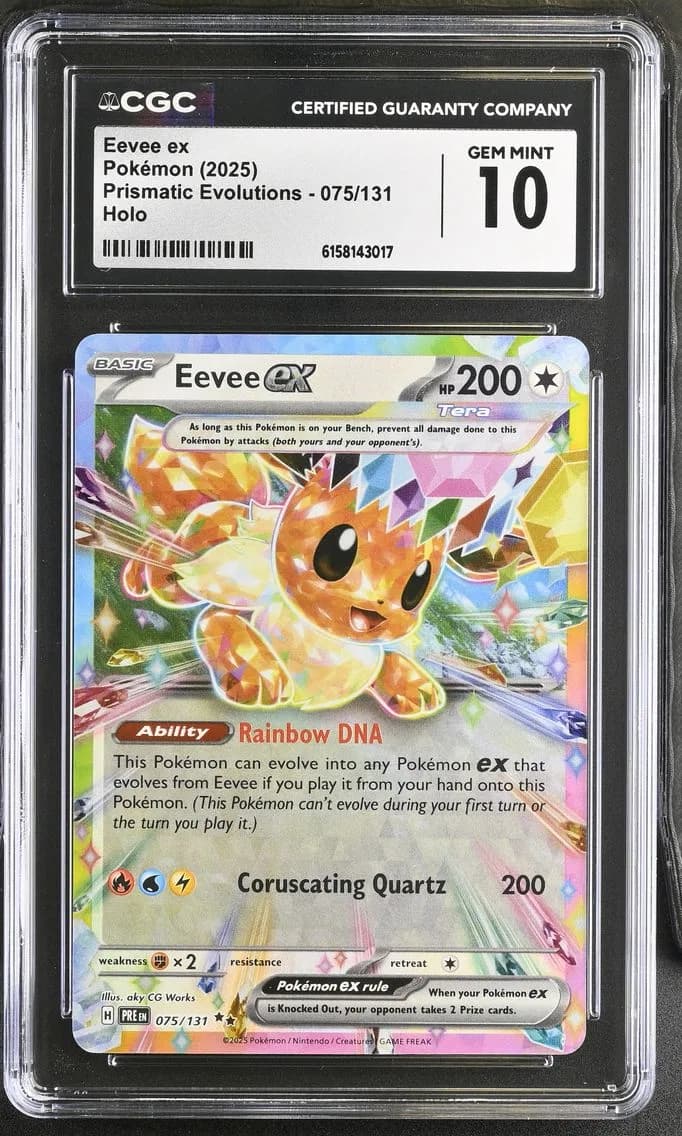 Eevee ex, CGC 10