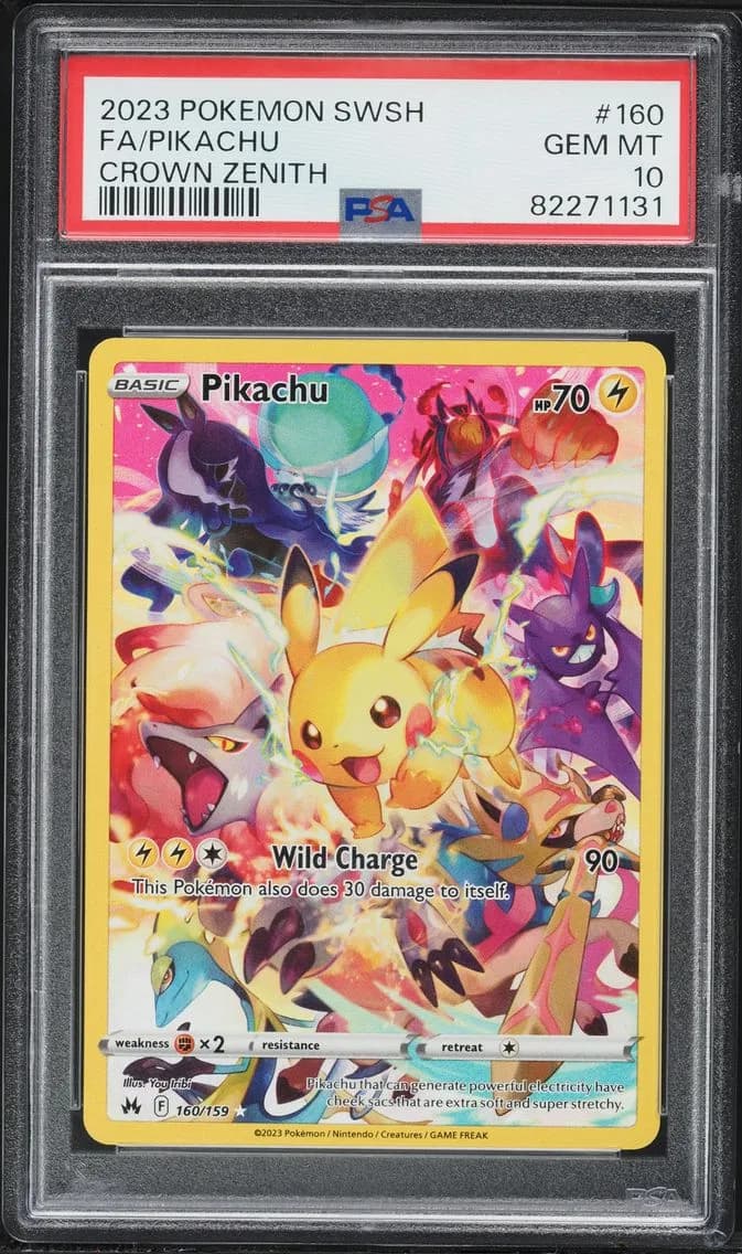 Full Art/Pikachu, PSA 10