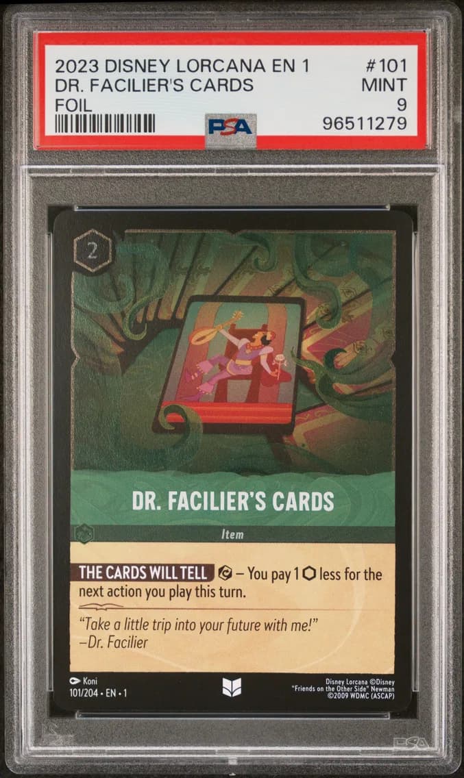 DR. FACILIER'S CARDS, PSA 9