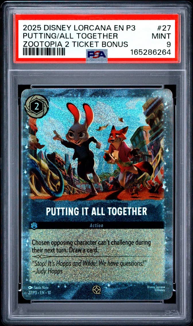 Putting It All Together, PSA 9